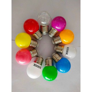 Conbo 5 bóng led các màu 1w đui e27 phổ thông