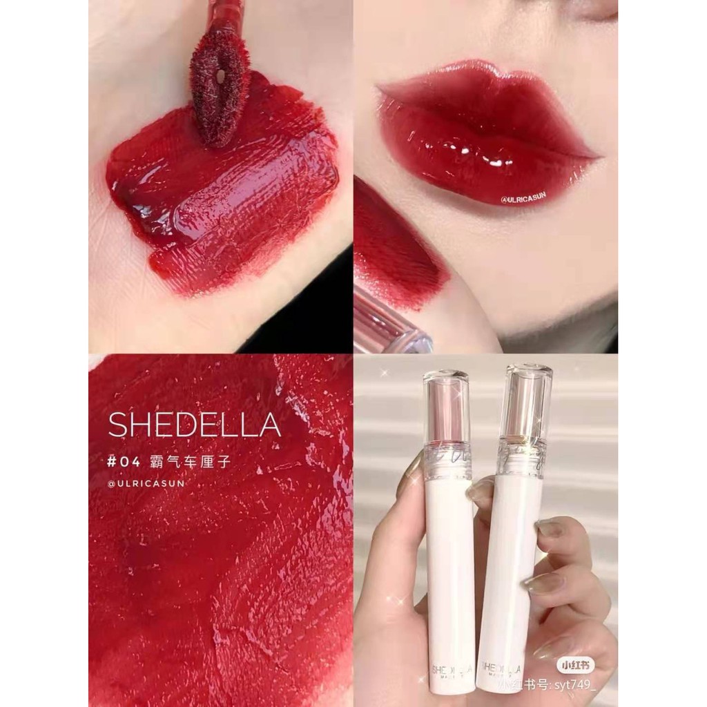 [Hàng mới về] Son Bóng SHEDELLA Dưỡng Ẩm Lâu Trôi Không Phai Màu | BigBuy360 - bigbuy360.vn
