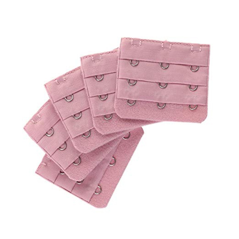 Set 5 miếng nối dài dây áo ngực 3 hàng 3 móc gài cho nữ