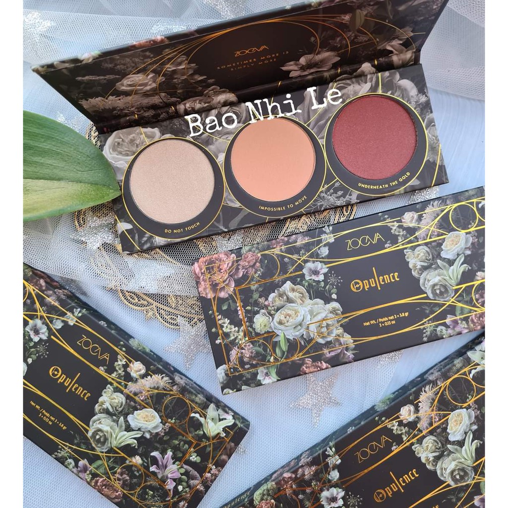 [CÓ SẴN] Bảng phấn má Zoeva Opulence
