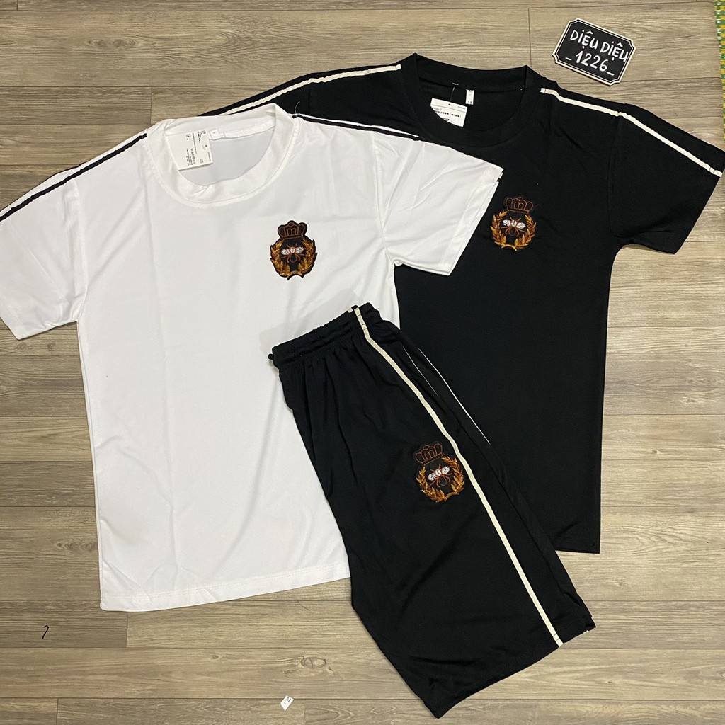 BỘ ĐỒ NAM BỘ HÈ NAM THỂ THAO HỌA TIẾT ONG VÀNG kèm ảnh thật | BigBuy360 - bigbuy360.vn