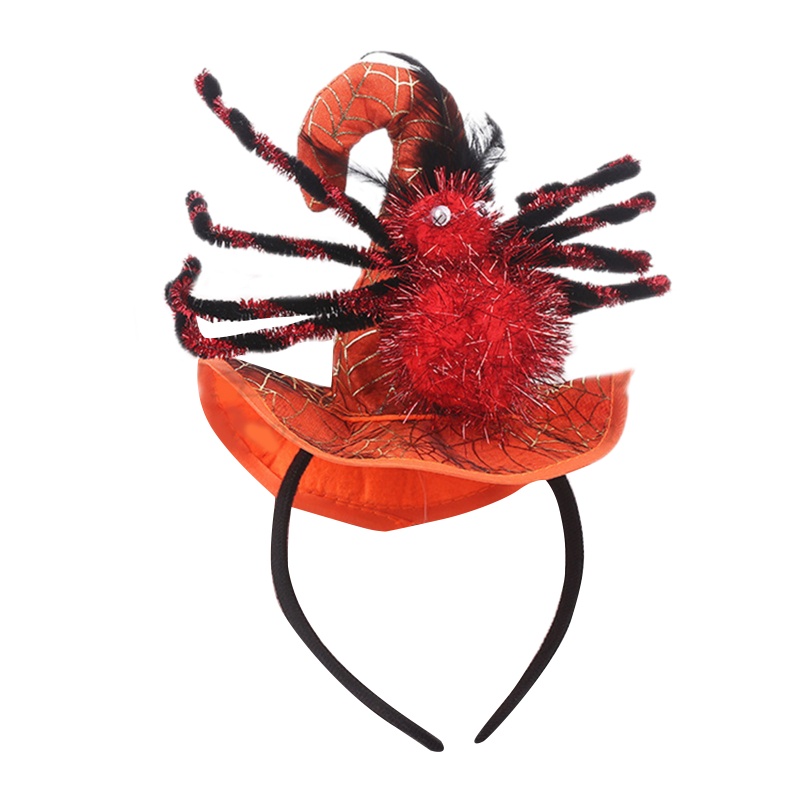 Flgo Băng Đô Cài Tóc Hình Nón Phù Thủy Trang Trí Lễ Halloween