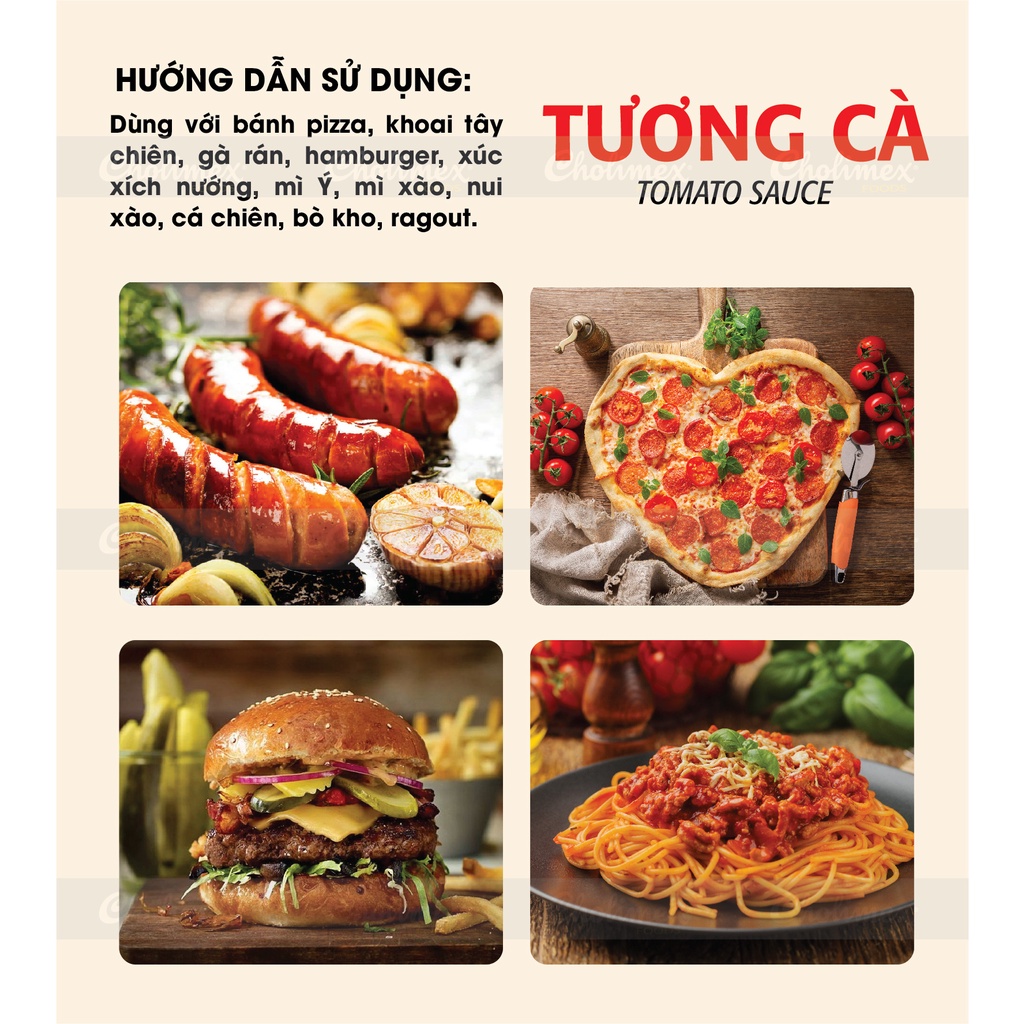 Tương cà gói Cholimex 10g siêu tiện lợi