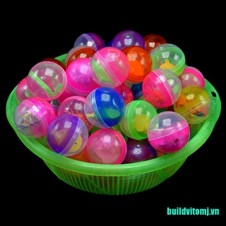 (DO-dmc)10pcs 45mm plastic balls capsules toys with different small toys vending machine