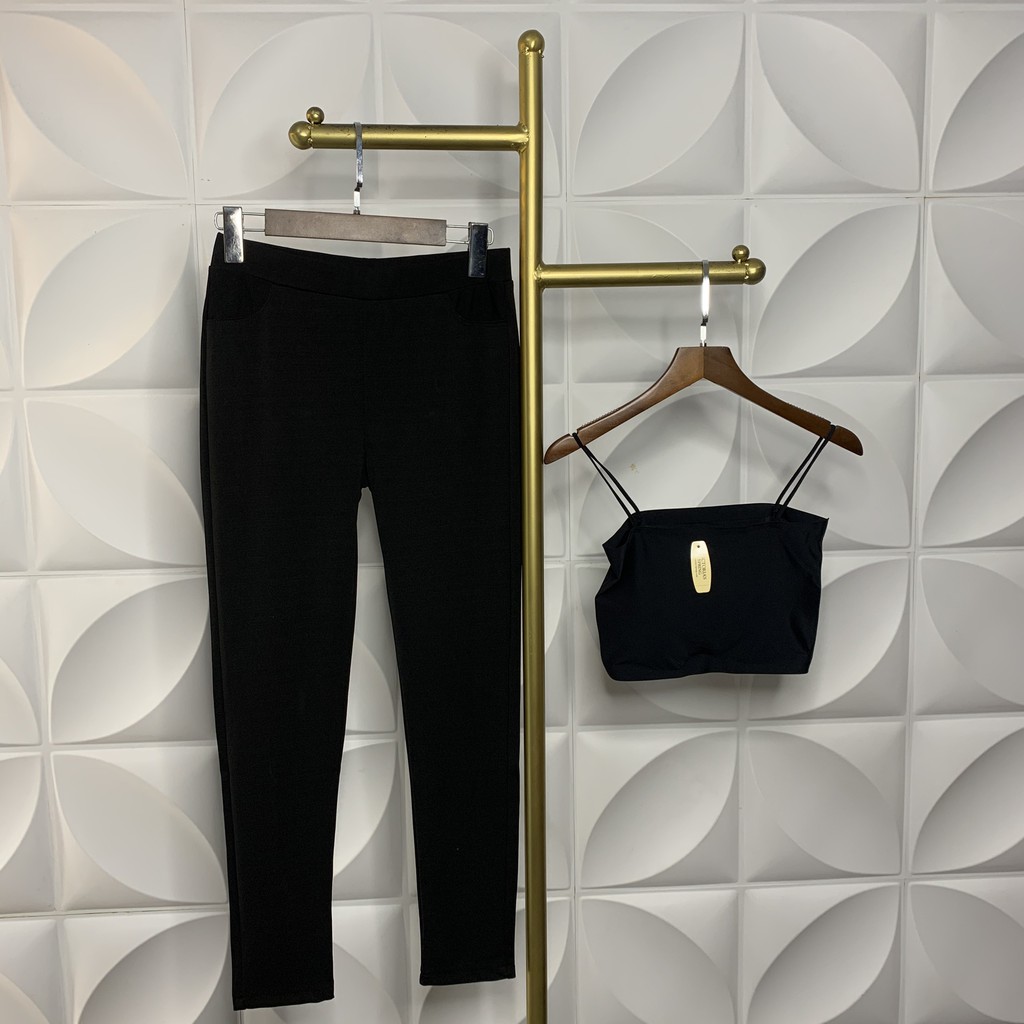 Quần Legging Nữ Xuất Hàn Cạp Cao Siêu Co Giãn (chất dày dặn, may đẹp) | BigBuy360 - bigbuy360.vn