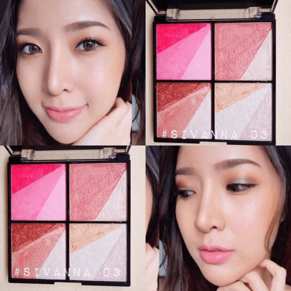 Bảng Tạo Khối – Sáng Sivanna Colors Bronze & Contour & Highlight HF362 14g | BigBuy360 - bigbuy360.vn