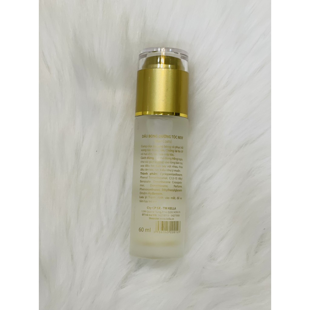 Tinh Dầu Bóng dưỡng tóc thương hiệu Kella 60ml - Hair Coats New