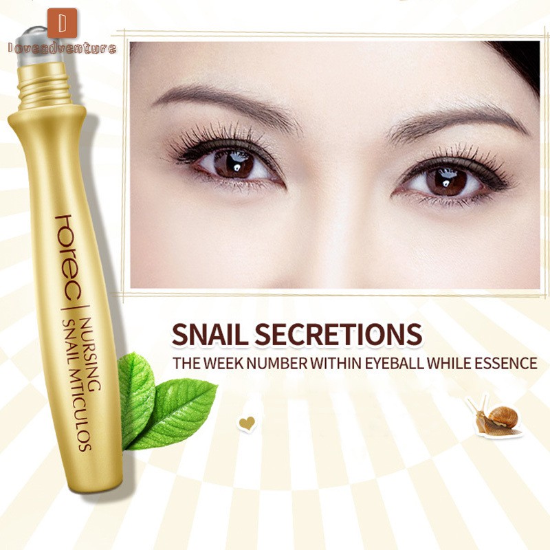 Kem chứa Axit Hyaluronic và chiết xuất ốc sên giúp làm mờ nếp nhăn và chống lão hóa vùng da quanh mắt cho nữ