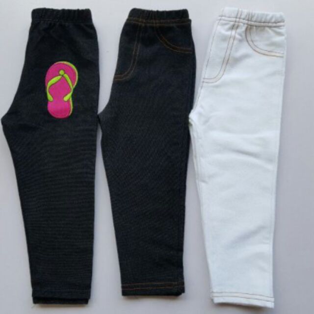 Quần legging giả jean bé trai/gái