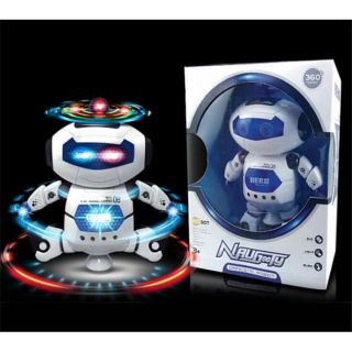 Robot 360 do ,co nhac co den quay 360 do .danh cho be tu 3 tuoi tro len ................................................