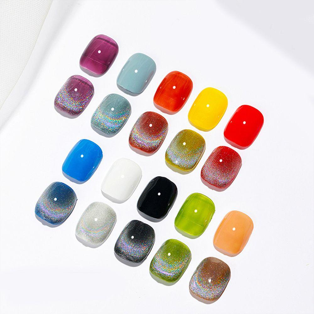 OCEANMAP Sơn Móng Tay Mắt Mèo Màu Cầu Vồng Không Gây Kích Ứng