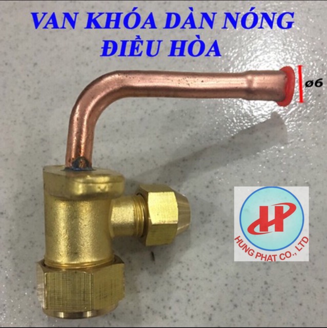 VAN KHOÁ GAS CỤC NÓNG MÁY LẠNH (tuỳ chọn)