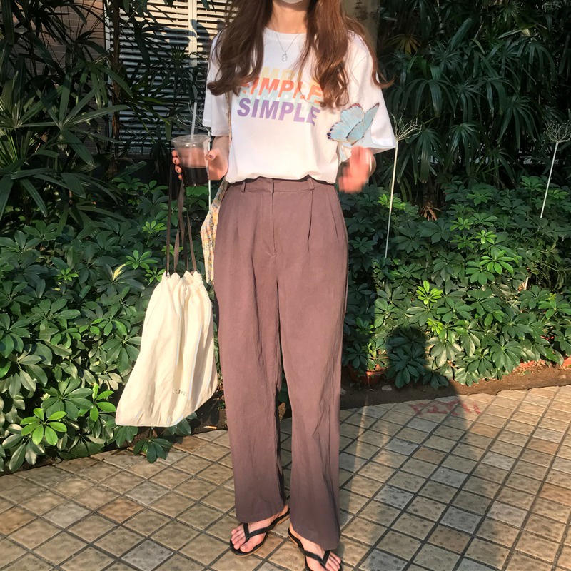 NRVP Áo Thun Tay Ngắn Cổ Tròn Thời Trang Mùa Hè Phong Cách Đường Phố Nhật Bản 2022 Cho Nữ