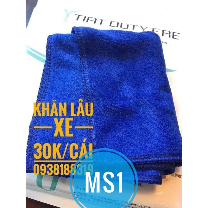 Khăn lau xe microfiber mềm mịn siêu thấm hút chuyên dùng lau rửa xe hơi ô tô xe máy dùng trong spa nail làm tóc