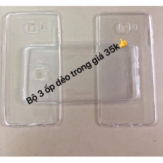 Ốp dẻo j7pro/j730 ,bộ 3 sản phẩm