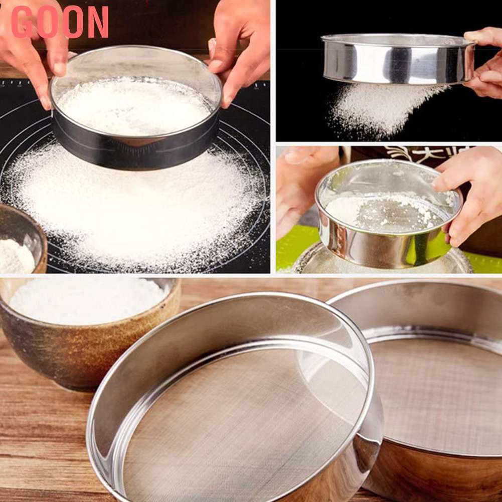 GOON Set 3 Dụng Cụ Rây Bột Bằng Thép Không Gỉ 304 Tiện Dụng