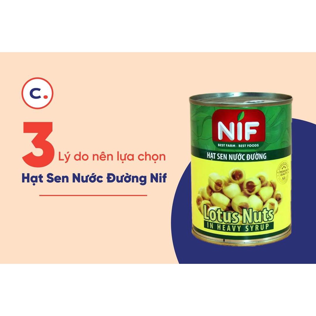 Hạt Sen Ngâm Đường NIF  Ăn Ngon Mê Ly