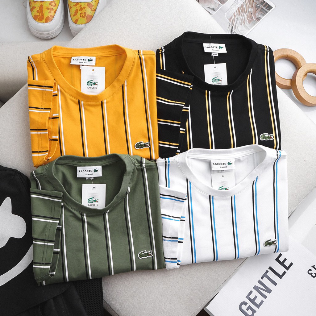Áo thun nam Lacoste mẫu mới Phối màu cá tính lên dáng rất đẹp