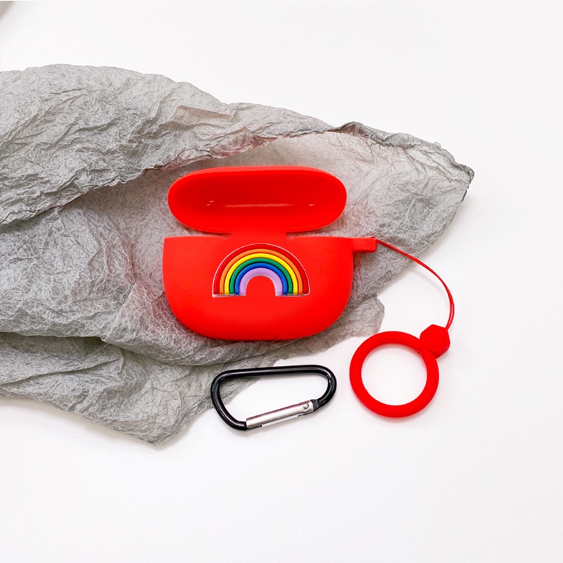 Vỏ Bảo Vệ Hộp Sạc Tai Nghe Bluetooth Xiaomi Redmi buds 3 lite Bằng Silicon Chống Rơi Hình Hoạt Hình