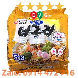 Bịch 5 Gói Mì Gấu Trúc Neoguri Nongshim Cay Nhẹ 120 Gram x 5