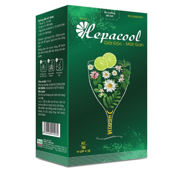 HEPACOOL - Giải độc, mát gan, thanh lọc cơ thể