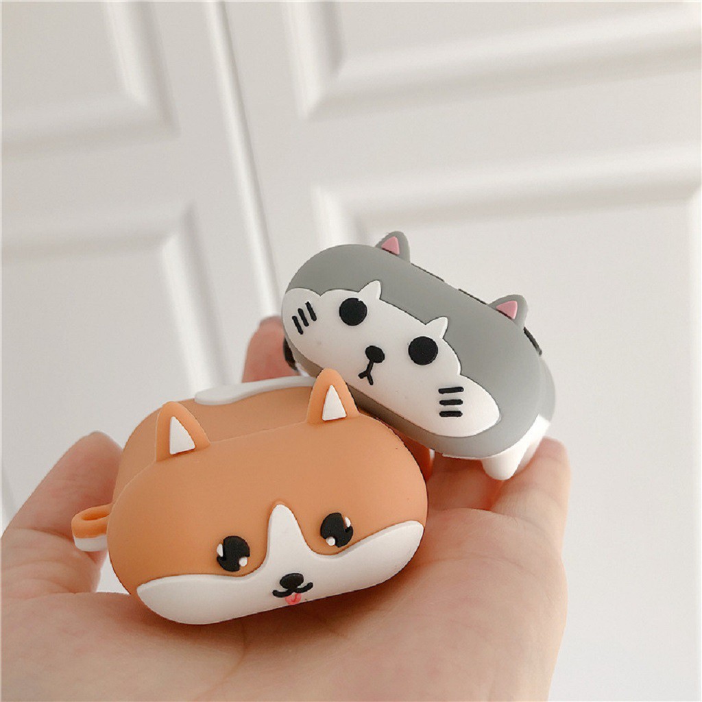 Airpods Case ⚡ Freeship ⚡ CUTE CAT Case Tai Nghe Không Dây Airpods 1/ 2/ i12/ Pro- MOBILE89