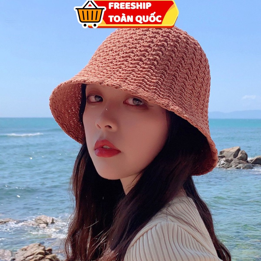 MŨ / NÓN CÓI ( ĐI BIỂN ) TIỂU THƯ MỀM VINTAGE