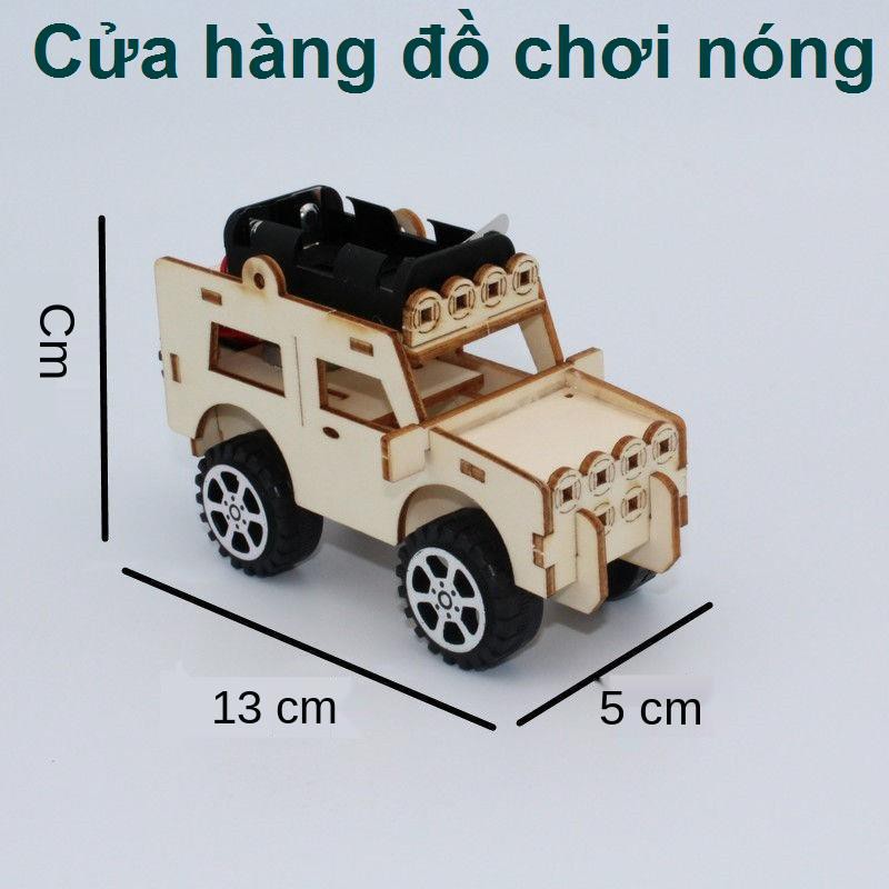 Khoa học và công nghệ sản xuất nhỏ phát minh điện xe jeep hướng dẫn sinh viên tự làm gói vật liệu lý thí nghiệm đ