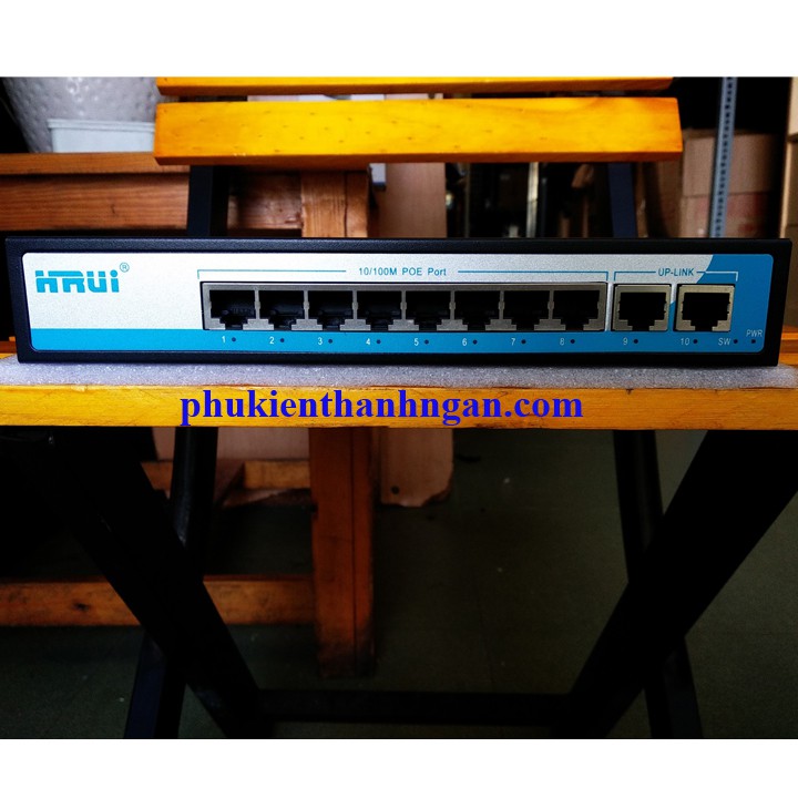 Switch PoE 8 Port Hrui HR901-AF-82N