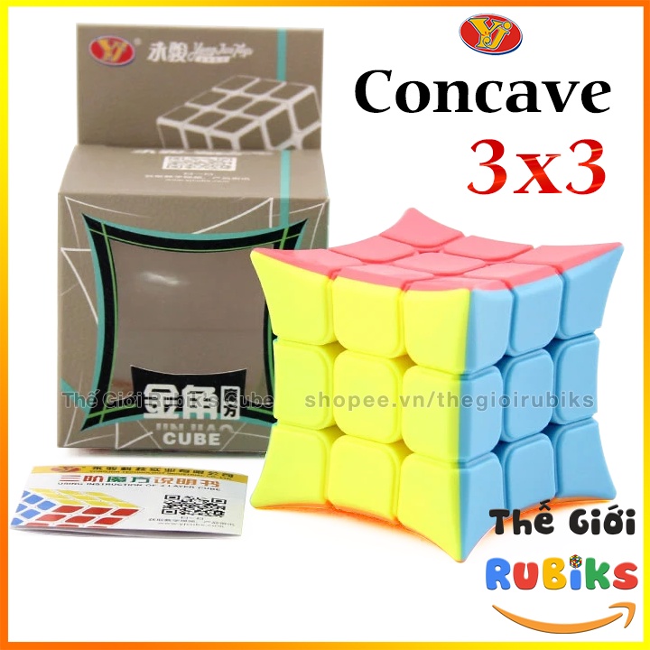 Rubik YJ Concave JinJiao 3x3 - Rubic Biến Thể YJ King Golden Horn