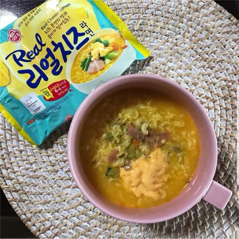 MÌ PHÔ MAI REAL CHEESE HQ 135Gr MÌ GÓI PHÔ MAI TAN CHẢY VÀ GÓI RAU CỦ OTTOGI ĂN VẶT ĂN LIỀN 리얼 치즈 🧀라멘 RAMEN KOREA🇰🇷🍜 | BigBuy360 - bigbuy360.vn