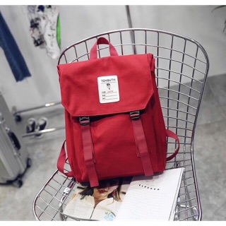 Balo ulzzang đỏ đô Hàn Quốc ảnh thật