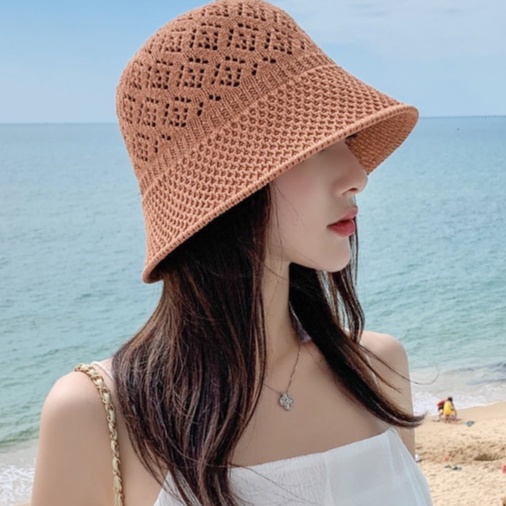 Mũ bucket nữ thời trang, nón vành nhỏ phong cách Hàn mới