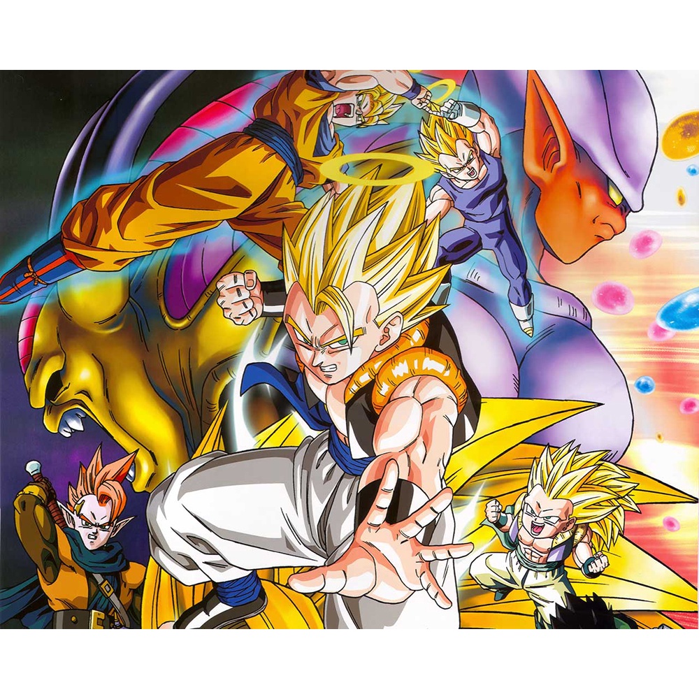 Poster A2, A3, A4 dán tường Anime, decal trang trí có keo DRAGON BALL Z - Mẫu 2