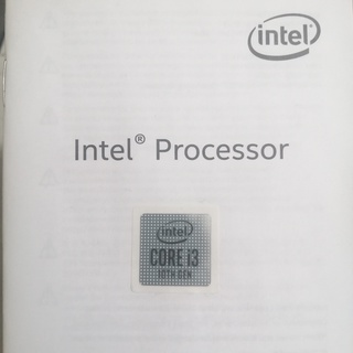 CPU Pentium, Core I3, Core I5, Core I7, Core I9 - Miếng dán Sticker (hàng bóc hộp nguyên catalog)