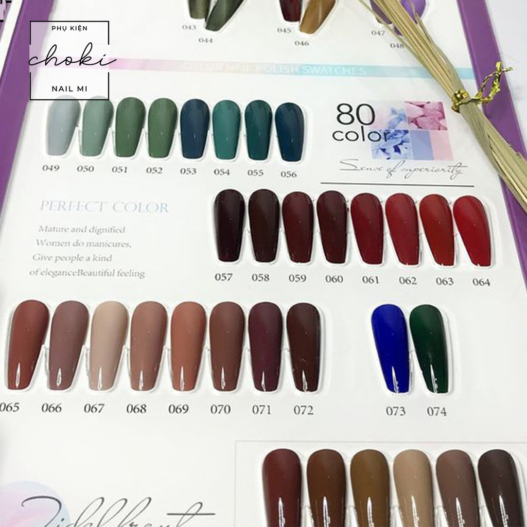 Sơn gel nails 99 sơn móng tay, móng chân CHOKI NAIL MI nhiều màu cao cấp 4