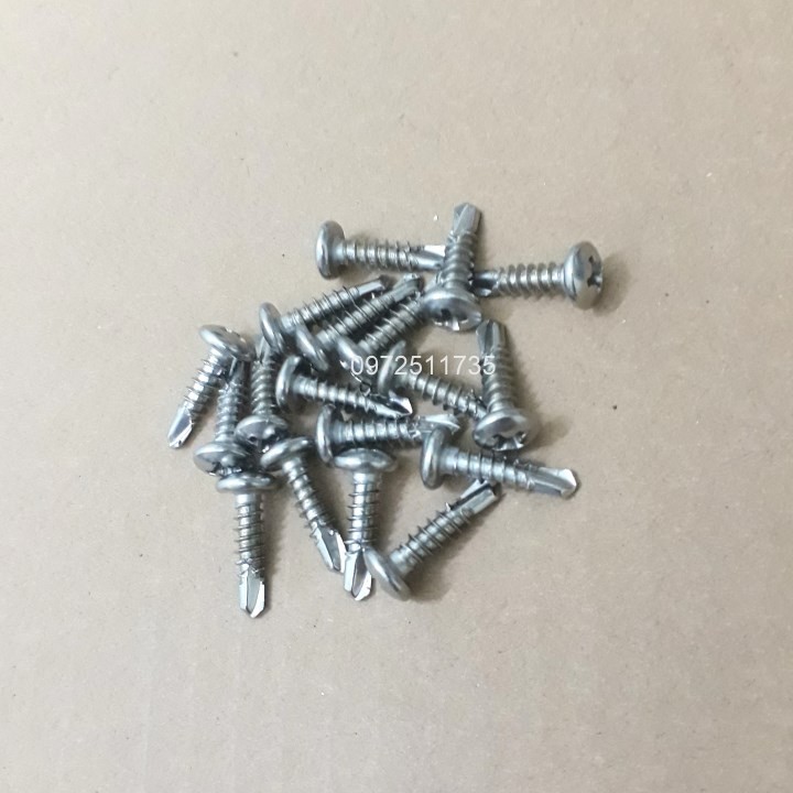 Vít tự khoan đầu tròn inox M4x16 (1kg)