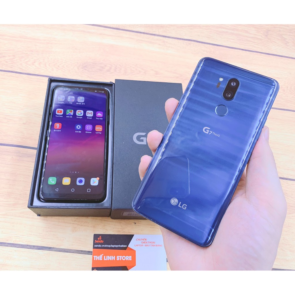 [Mã ELMTG giảm 4% đơn 2Tr] Điện thoại LG G7 ThinQ bản Hàn , Mỹ - Snap 845 ram 4G