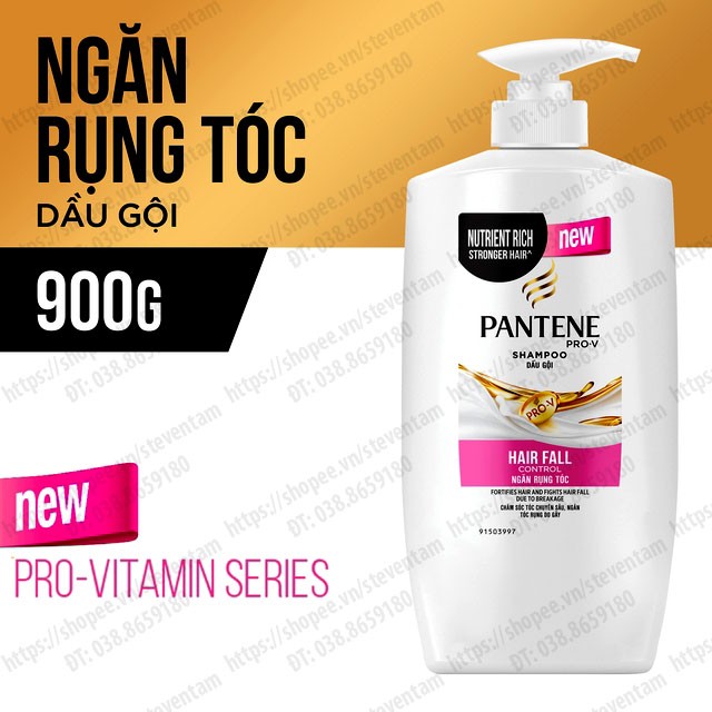 Dầu gội PANTENE ngăn rụng tóc 900g