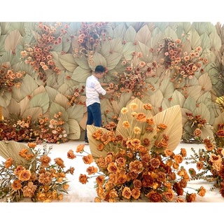 lá cọ khô tự nhiên trang trí , deco nhà cửa , chụp hình (chuyên sie sll)