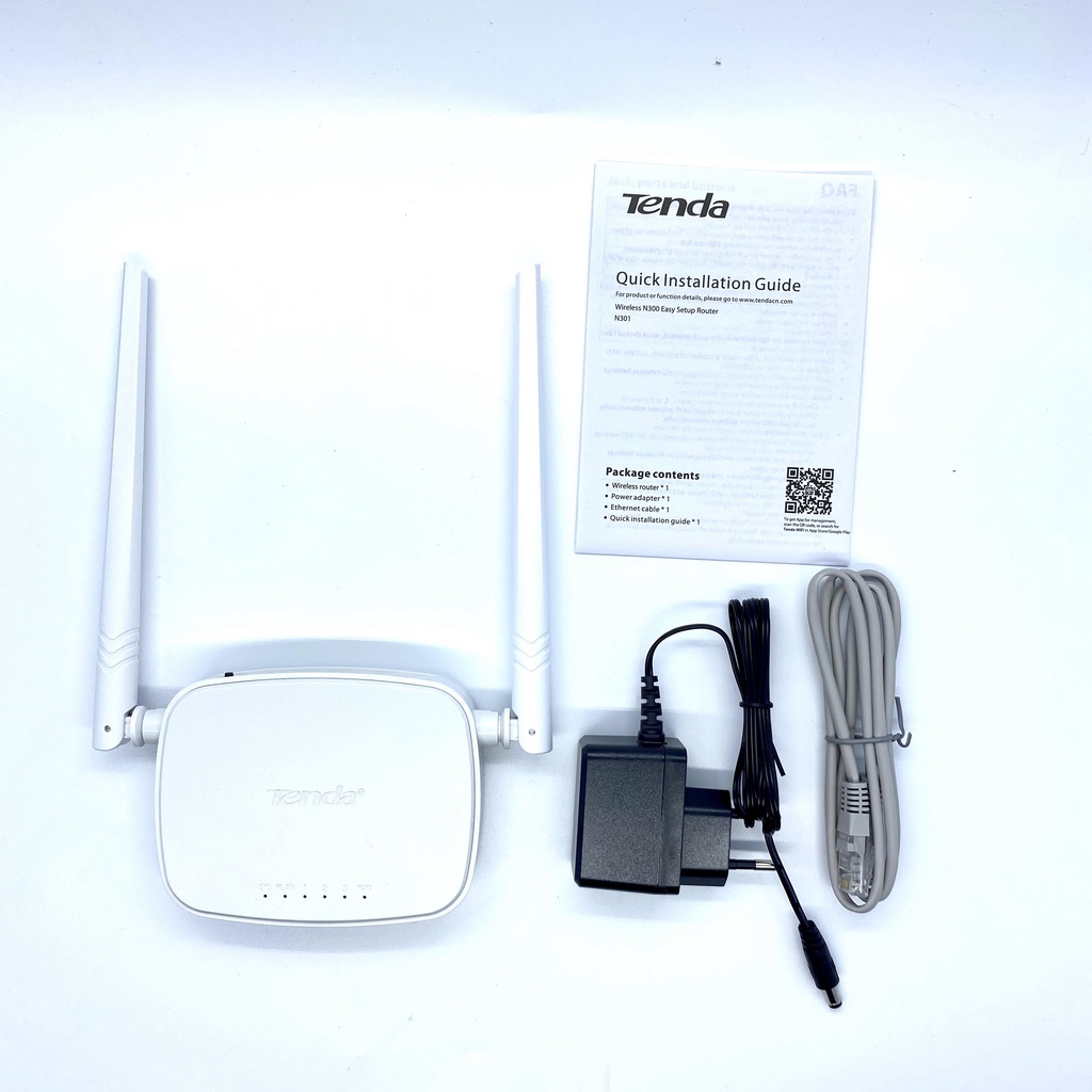 Bộ phát wifi tenda N301 chuẩn N tốc độ 300Mpbs bảo hành 36 tháng