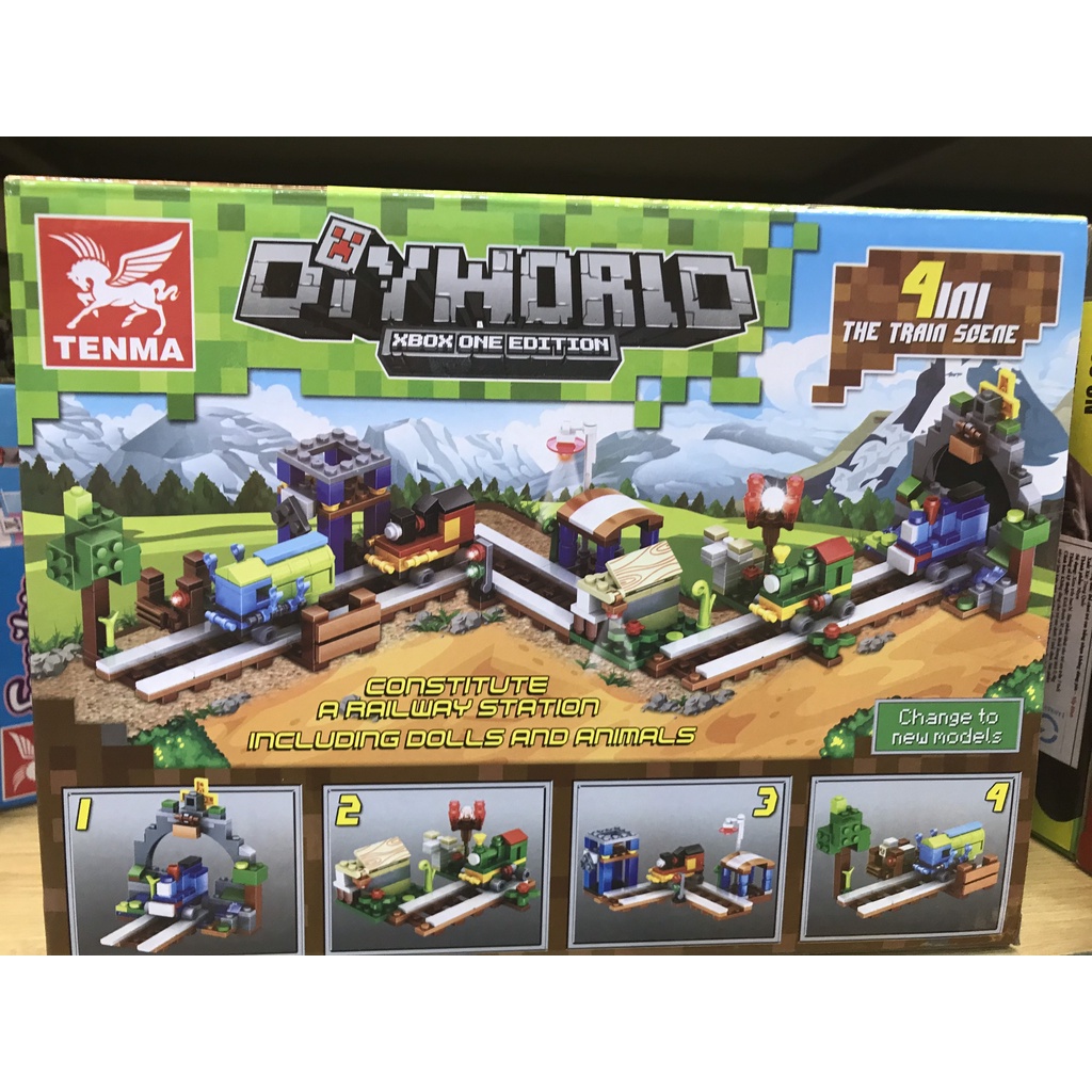 Lego Minecraft Gồm 103 Chi Tiết, Bộ Đồ Chơi Lắp Ráp Giúp Phát Triển Tư Duy, Sự Sáng Tạo Và Não Bộ Cho Trẻ