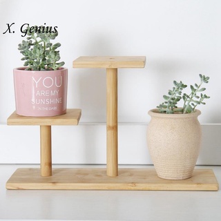 Giá Đỡ Chậu Cây 3 Tầng Bằng Tre Tiện Dụng Cho Gia Đình / Văn Phòng / Cửa Hàng / Quán Cà Phê