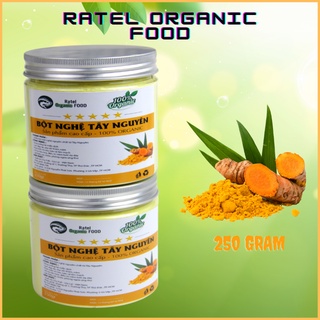 250g tinh bột nghệ nguyên chất organic từ bột nghệ tươi chứa nhiều curcumin có chứng nhận atvstp