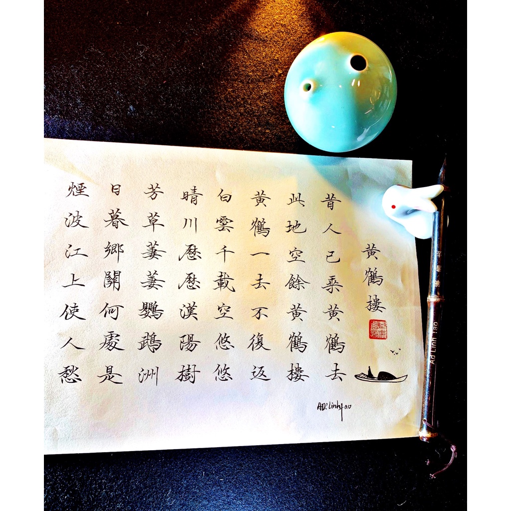 Bút lông Trúc Mai tiểu khải  dương hào -TLDH01