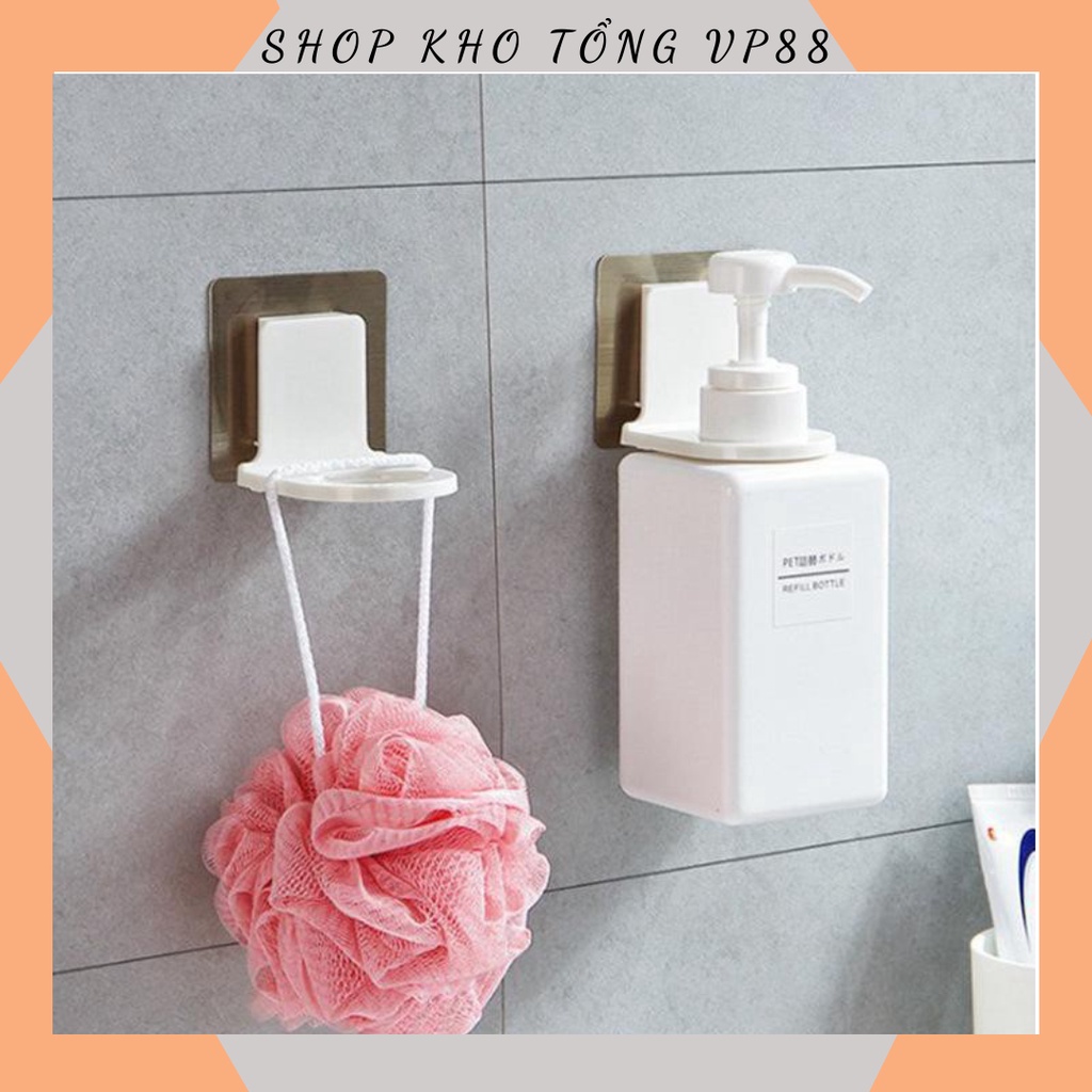 COMBO 2 Móc Treo Dầu Gội Đầu , Móc Treo Chai Sữa Tắm Dán Tường Nhà Tắm Siêu Chắc 88100 SHOP KHO TỔNG88