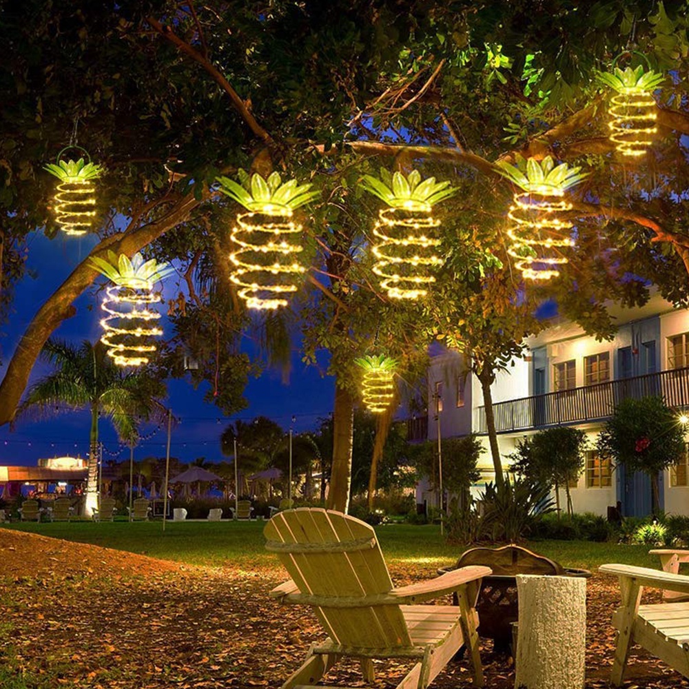 Set 2 Đèn Ngủ Trang Trí Hình Quả Dứa Giáng Sinh