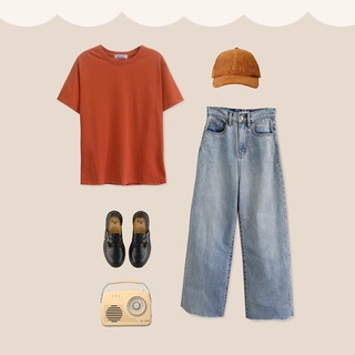 BLEUBIRD Áo thun trơn BASIC TEE