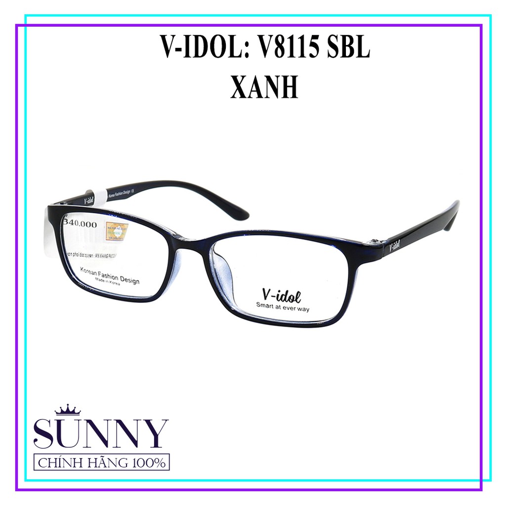 V8115 - Gọng kính V-idol chính hãng, có tem chống hàng giả