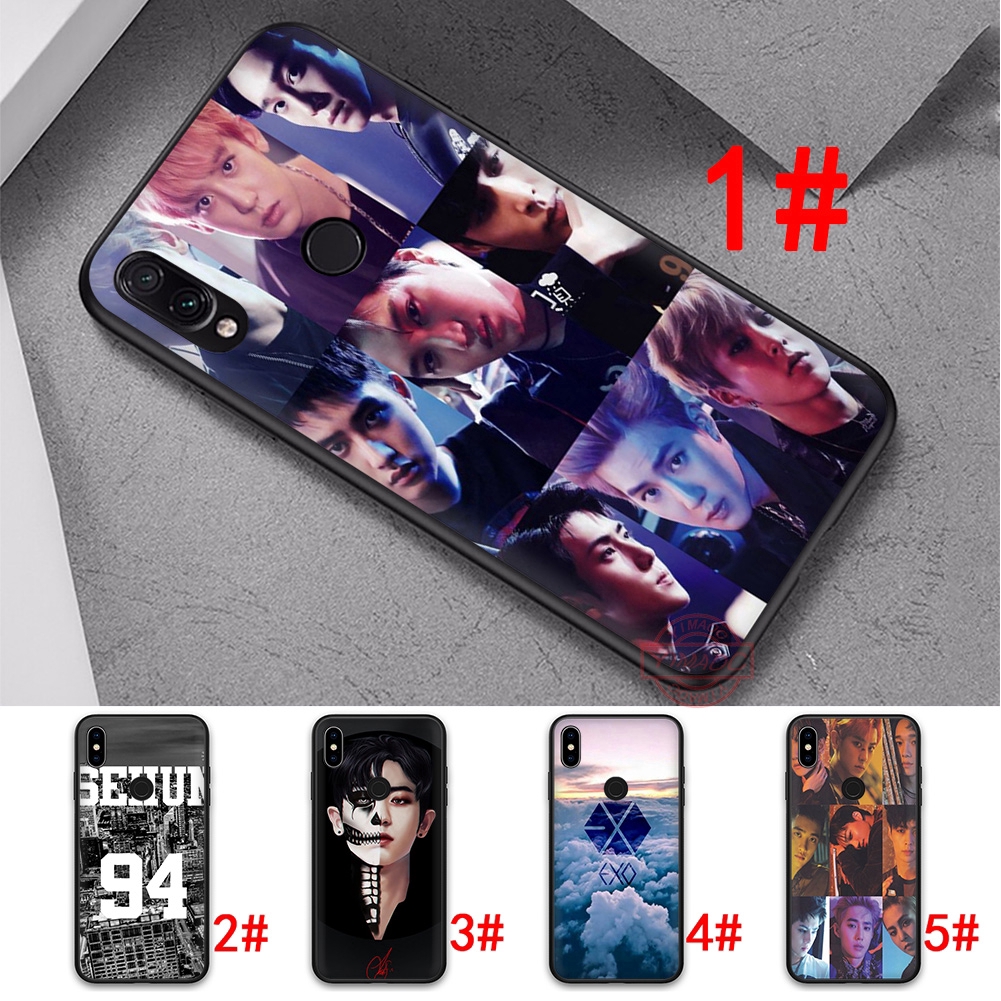 Ốp điện thoại in hình nhóm nhạc EXO cho Redmi Note 5A Prime 5 Pro 6 Pro 7 Pro 4X 6A S2
